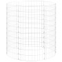 Circular galvanized steel gabion post Ø100x100 cm by vidaXL, fence panels - Ref: Foro24-152018, Price: 66,99 €, Discount: %