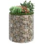 Circular galvanized steel gabion post Ø100x100 cm by vidaXL, fence panels - Ref: Foro24-152018, Price: 66,99 €, Discount: %