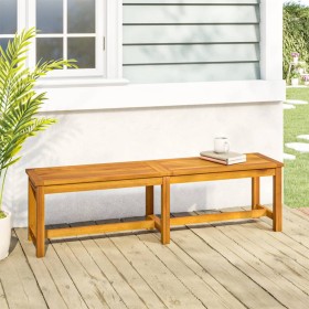 Banco de jardín madera maciza de acacia 150x35x45 cm de vidaXL, Bancos de jardín - Ref: Foro24-319420, Precio: 124,99 €, Desc...