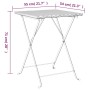 Brown synthetic rattan folding bistro table 55x54x71 cm by vidaXL, Garden tables - Ref: Foro24-319984, Price: 68,33 €, Discou...