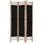 Folding screen with 3 panels bamboo and canvas 120 cm by vidaXL, Room dividers - Ref: Foro24-350627, Price: 71,56 €, Discount: %