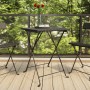 Black synthetic rattan folding bistro table 55x54x71 cm by vidaXL, Garden tables - Ref: Foro24-319983, Price: 62,99 €, Discou...