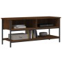 Brown oak plywood TV cabinet 100x35x45 cm by vidaXL, TV Furniture - Ref: Foro24-832787, Price: 50,98 €, Discount: %