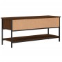 Brown oak plywood TV cabinet 100x35x45 cm by vidaXL, TV Furniture - Ref: Foro24-832787, Price: 50,98 €, Discount: %