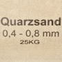 Sand for filter 25 kg 0.4-0.8 mm by vidaXL, Pool and spa filters - Ref: Foro24-93201, Price: 38,43 €, Discount: %