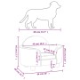 Cama para perros de terciopelo marrón 66x40x45 cm de vidaXL, Camas para perros - Ref: Foro24-171843, Precio: 72,68 €, Descuen...