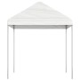 Cenador con techo polietileno blanco 15,61x2,28x2,69 m de vidaXL, Carpas y cenadores - Ref: Foro24-3155507, Precio: 436,57 €,...