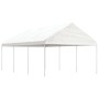 Gazebo with white polyethylene roof 6.69x4.08x3.22 m by vidaXL, Tents and gazebos - Ref: Foro24-3155511, Price: 268,02 €, Dis...