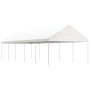 Cenador con techo polietileno blanco 11,15x4,08x3,22 m de vidaXL, Carpas y cenadores - Ref: Foro24-3155513, Precio: 412,46 €,...