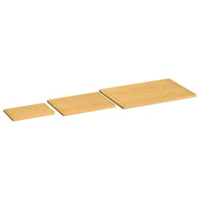 Juego de tablas de cortar 3 piezas de bambú de vidaXL, Tablas de cortar - Ref: Foro24-352773, Precio: 22,48 €, Descuento: %