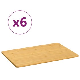 Breakfast plates 6 pcs bamboo 35x23x0.8 cm by vidaXL, Dishes - Ref: Foro24-352777, Price: 18,26 €, Discount: %