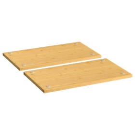 Kitchen covers 2 pcs bamboo 50x28x1.5 cm by vidaXL, Cooking utensils - Ref: Foro24-352774, Price: 32,73 €, Discount: %