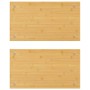 Kitchen covers 2 pcs bamboo 50x28x1.5 cm by vidaXL, Cooking utensils - Ref: Foro24-352774, Price: 32,73 €, Discount: %