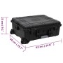 Flightcase mit PP-Rädern schwarz 63x50x23 cm von vidaXL, Koffer - Ref: Foro24-51800, Preis: 131,54 €, Rabatt: %