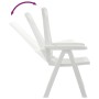 Reclining garden chairs 2 units PP white by vidaXL, Garden chairs - Ref: Foro24-364710, Price: 210,99 €, Discount: %