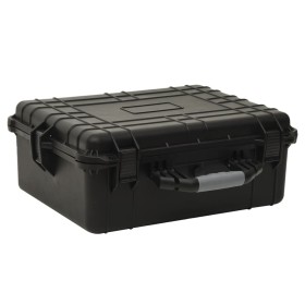 Portable black PP flight case 55x43x21 cm by vidaXL, Camera bags and cases - Ref: Foro24-51798, Price: 93,99 €, Discount: %