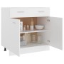 Armario inferior de cocina madera blanco 80x46x81,5 cm de vidaXL, Armarios de cocina - Ref: Foro24-801236, Precio: 87,00 €, D...