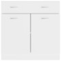 Armario inferior de cocina madera blanco 80x46x81,5 cm de vidaXL, Armarios de cocina - Ref: Foro24-801236, Precio: 87,00 €, D...