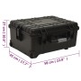 Flightcase mit PP-Rädern schwarz 58x45x27 cm von vidaXL, Koffer - Ref: Foro24-51797, Preis: 124,75 €, Rabatt: %