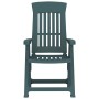 Garden reclining chairs, 2 units, green PP by vidaXL, Garden chairs - Ref: Foro24-364711, Price: 173,42 €, Discount: %