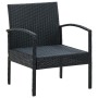 Garden armchair with black synthetic rattan cushion by vidaXL, Garden chairs - Ref: Foro24-45797, Price: 115,54 €, Discount: %