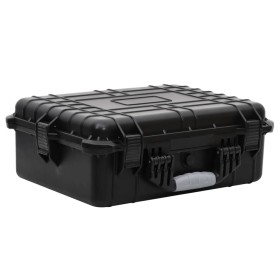 Portable black PP flight case 52x40x19 cm by vidaXL, Camera bags and cases - Ref: Foro24-51799, Price: 84,63 €, Discount: %