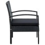 Garden armchair with black synthetic rattan cushion by vidaXL, Garden chairs - Ref: Foro24-45797, Price: 115,54 €, Discount: %