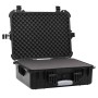 Portable black PP flight case 52x40x19 cm by vidaXL, Camera bags and cases - Ref: Foro24-51799, Price: 84,24 €, Discount: %