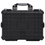 Portable black PP flight case 52x40x19 cm by vidaXL, Camera bags and cases - Ref: Foro24-51799, Price: 84,24 €, Discount: %