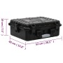 Portable black PP flight case 52x40x19 cm by vidaXL, Camera bags and cases - Ref: Foro24-51799, Price: 84,24 €, Discount: %