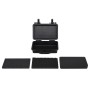 Portable black PP flight case 30x22x10 cm by vidaXL, Camera bags and cases - Ref: Foro24-51793, Price: 23,15 €, Discount: %