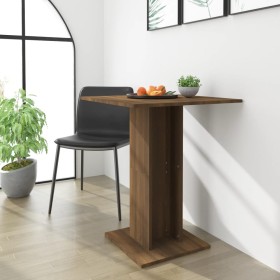 Brown oak plywood bistro table 60x60x75 cm by vidaXL, Kitchen and dining tables - Ref: Foro24-815104, Price: 43,40 €, Discoun...