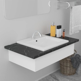 Lavabo encastrado de cerámica blanco 42x39x18 cm de vidaXL, Lavabos - Ref: Foro24-145060, Precio: 81,99 €, Descuento: %