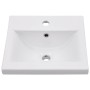 Lavabo encastrado de cerámica blanco 42x39x18 cm de vidaXL, Lavabos - Ref: Foro24-145060, Precio: 90,24 €, Descuento: %