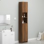 Armario baño madera contrachapada roble marrón 32x25,5x190 cm de vidaXL, Muebles de baño - Ref: Foro24-815539, Precio: 86,45 ...