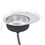 Fregadero cocina con colador y sifón acero inoxidable ovalado de vidaXL, Fregaderos - Ref: Foro24-145072, Precio: 65,46 €, De...