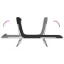 Folding sun loungers 2 units, steel and black textilene by vidaXL, Loungers - Ref: Foro24-360181, Price: 66,55 €, Discount: %