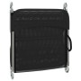 Tumbonas plegables 2 uds acero y textilene negro de vidaXL, Tumbonas - Ref: Foro24-360181, Precio: 65,99 €, Descuento: %