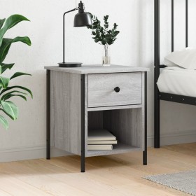 Bedside table made of gray Sonoma engineered wood, 40x42x50 cm. by vidaXL, Nightstands - Ref: Foro24-825939, Price: 41,99 €, ...