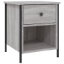 Mesita de noche madera de ingeniería gris Sonoma 40x42x50 cm de vidaXL, Mesitas de noche - Ref: Foro24-825939, Precio: 44,79 ...