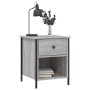 Bedside table made of gray Sonoma engineered wood, 40x42x50 cm. by vidaXL, Nightstands - Ref: Foro24-825939, Price: 44,79 €, ...