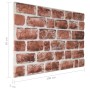 3D-Wandpaneele Brick Design 10 Stück EPS Dunkelbraun von vidaXL, Wandverkleidung - Ref: Foro24-149578, Preis: 183,54 €, Rabat...