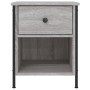 Bedside table made of gray Sonoma engineered wood, 40x42x50 cm. by vidaXL, Nightstands - Ref: Foro24-825939, Price: 44,79 €, ...