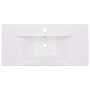 Built-in white ceramic washbasin 81x39.5x18.5 cm by vidaXL, Sinks - Ref: Foro24-145062, Price: 180,50 €, Discount: %