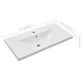 Lavabo encastrado de cerámica blanco 81x39,5x18,5 cm de vidaXL, Lavabos - Ref: Foro24-145062, Precio: 180,50 €, Descuento: %