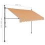 Manual retractable awning with yellow and blue LED 250 cm by vidaXL, Awnings - Ref: Foro24-145851, Price: 89,94 €, Discount: %