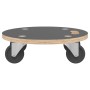 2 round supports with wheels Ø38x11.5 cm by vidaXL, Loading platforms and pallets - Ref: Foro24-154892, Price: 44,73 €, Disco...