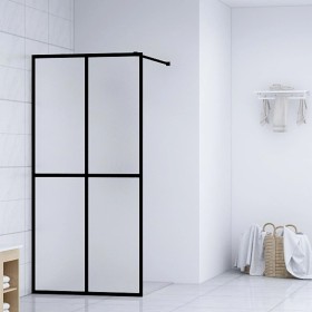 Frosted tempered glass shower screen 140x195 cm by vidaXL, Shower walls and screens - Ref: Foro24-145693, Price: 239,83 €, Di...