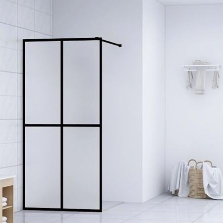 Frosted tempered glass shower screen 140x195 cm by vidaXL, Shower walls and screens - Ref: Foro24-145693, Price: 239,50 €, Di...