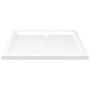 Rectangular white ABS shower tray 80x90 cm by vidaXL, Shower trays - Ref: Foro24-148908, Price: 146,18 €, Discount: %